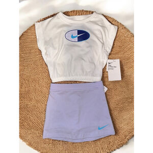 Nike Toddler Sleeveless Top + Skort Set | Purple | Vintage